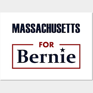 Massachusetts for Bernie Posters and Art